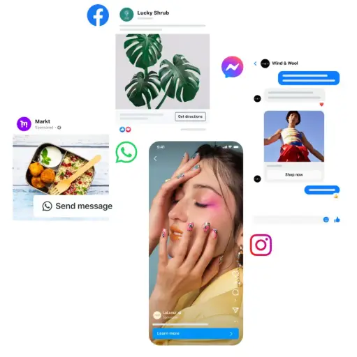 Meta Ads para presupuestos mensuales entre $20,001 y $100,000 MXN